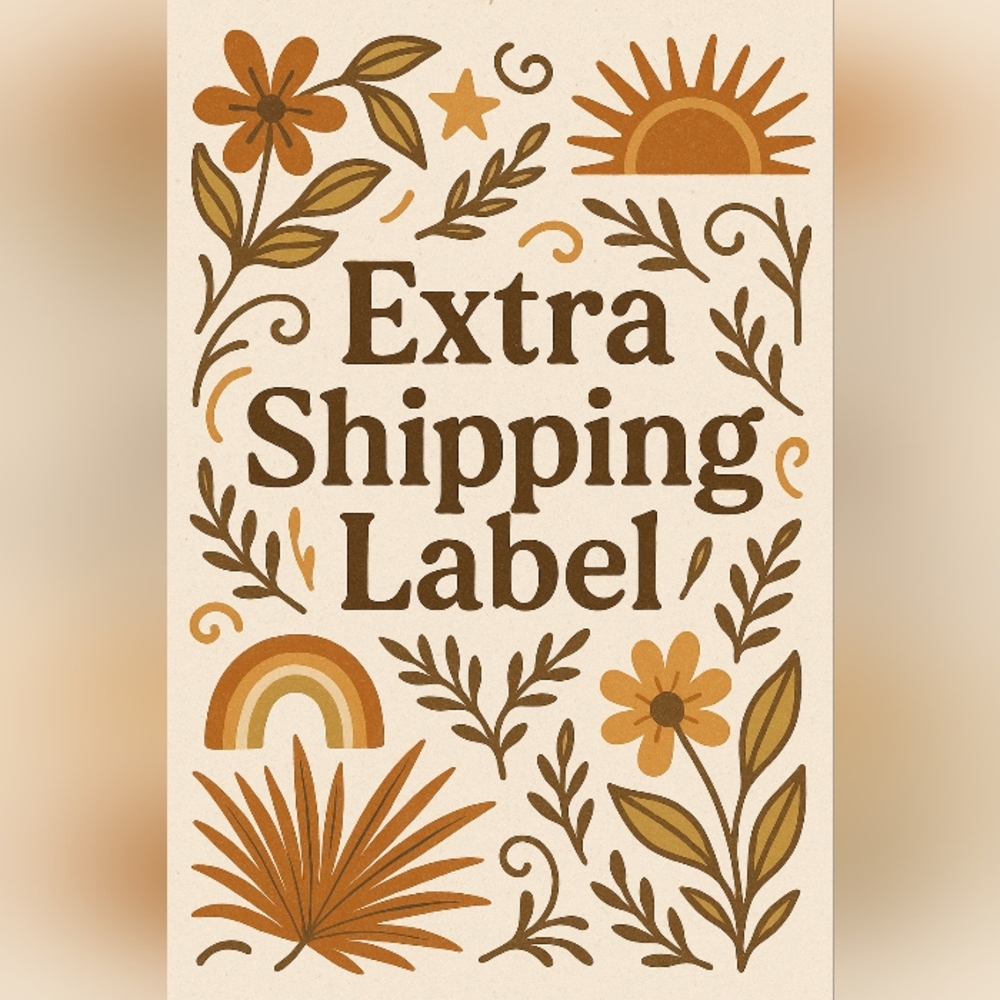 Extra Shipping Label
